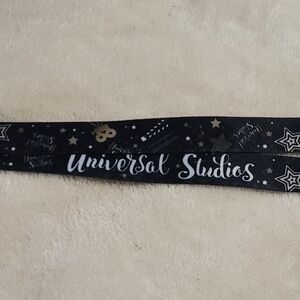 Universal Studios Lanyard- Black And Gold